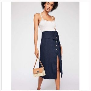 Free people now that I have you wrap skirt
